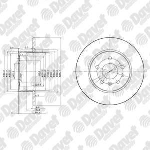 DELPHI BG3274 Fren Diski Arka (5d 286mm) Vectra B 95-